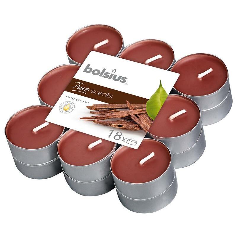 Bolsius True Scents theelichten old wood 18st