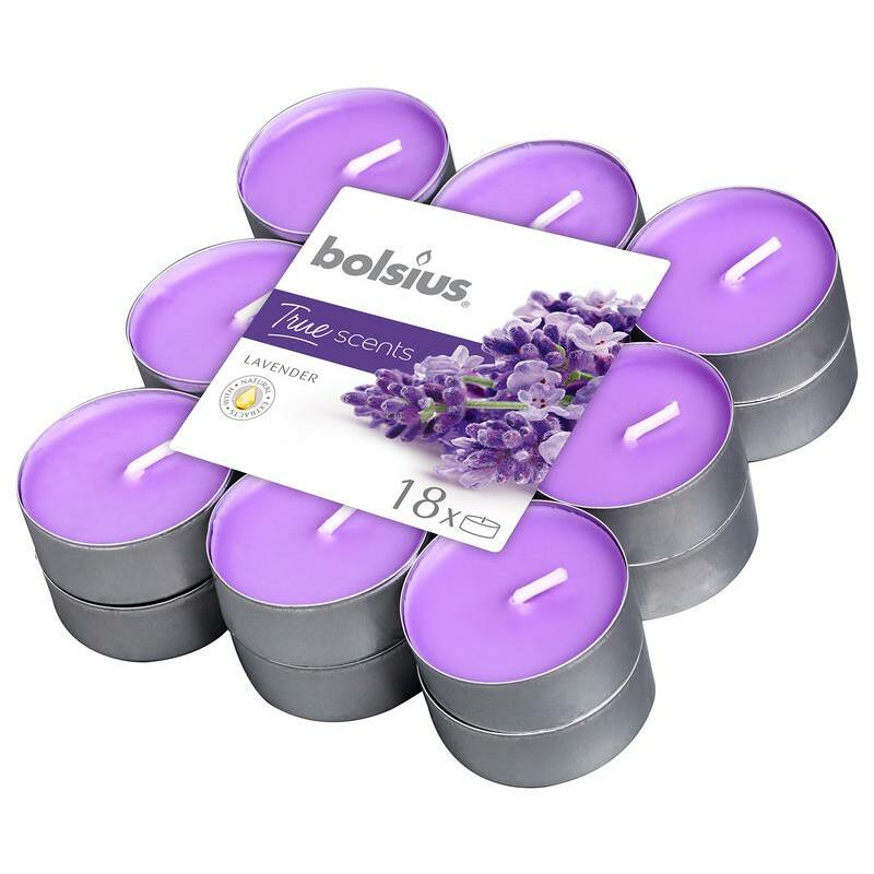 Bolsius Theelichten true scents lavendel 18st