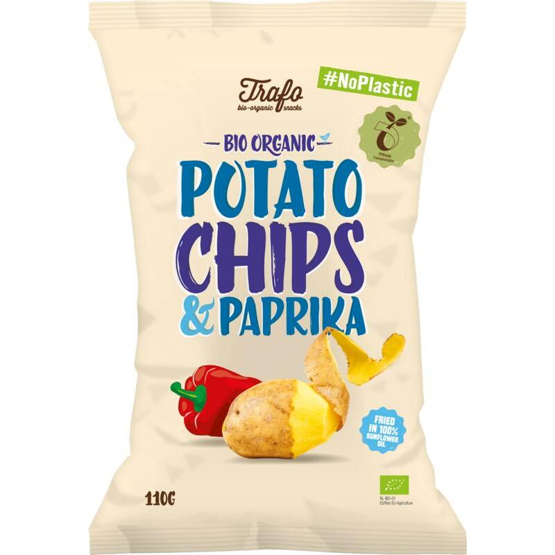 Trafo Chips paprika no plastic bio 110g