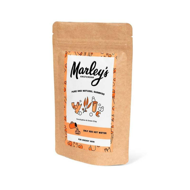 Marley's Ams Shampoovlokken vet haar ???eucalyptus & groene klei 50g