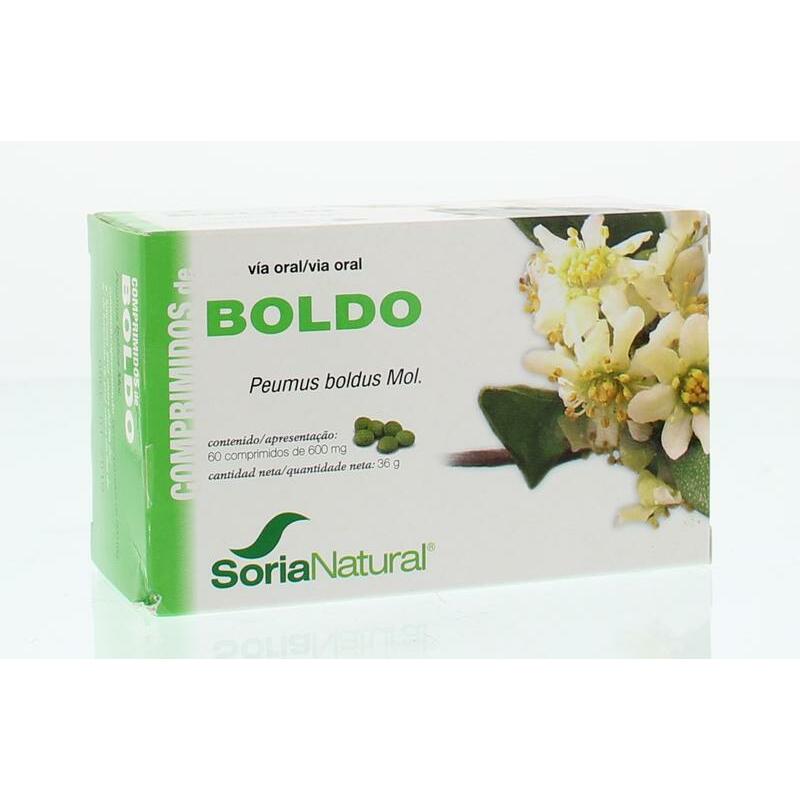 Soria 6-S Peumus boldo 600 mg 60tb