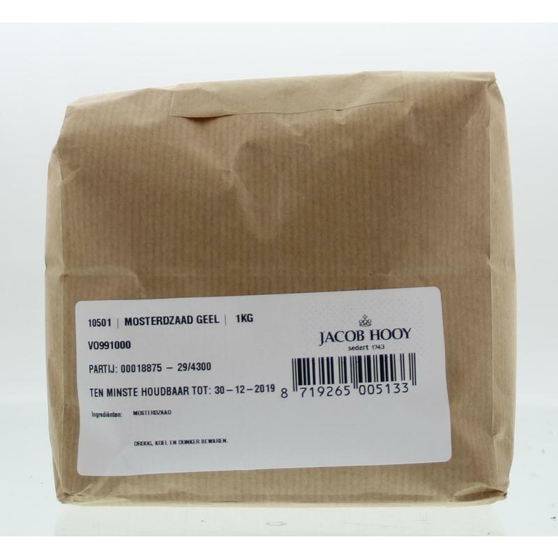 Jacob Hooy Mosterdzaad geel/wit 1000g