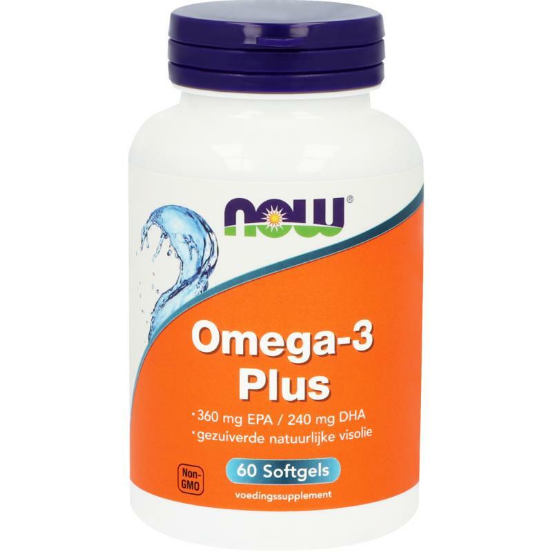 NOW Omega-3 Plus 360 mg EPA 240 mg DHA 60sft