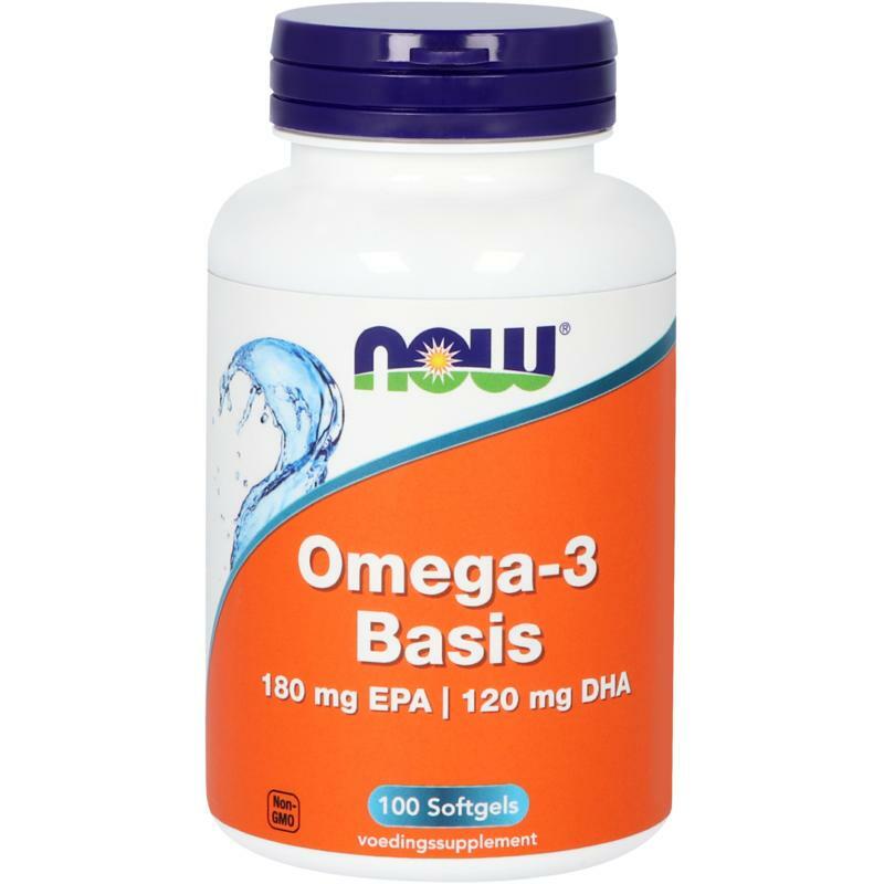 NOW Omega-3 Basis 180 mg EPA 120 mg DHA 100sft