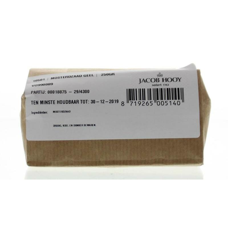 Jacob Hooy Mosterdzaad geel/wit 250g