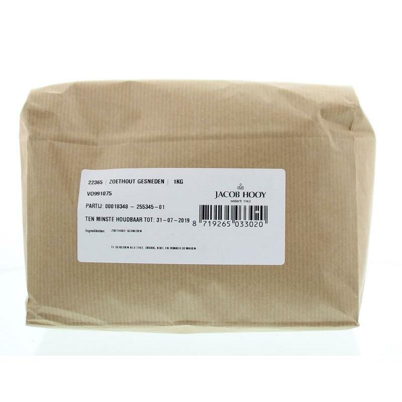 Jacob Hooy Zoethout gesneden 1000g