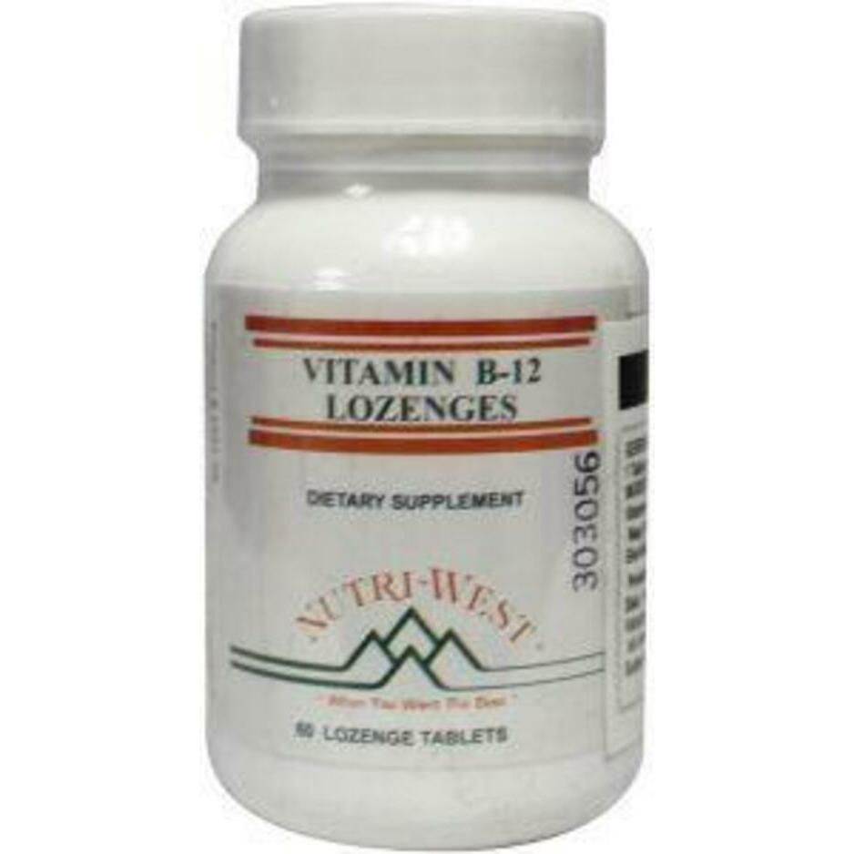 Nutri West Vitamine B12 lozenge 60tb