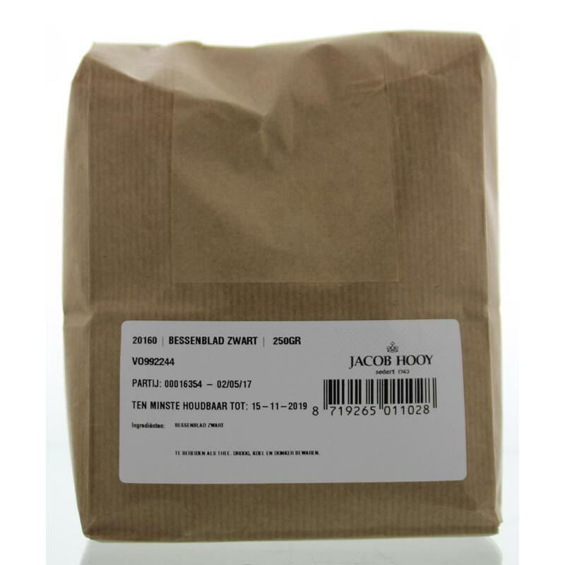 Jacob Hooy Bessenblad zwart 250g