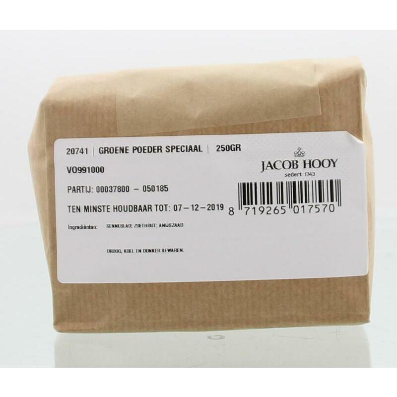 Jacob Hooy Groene poeder speciaal 250g