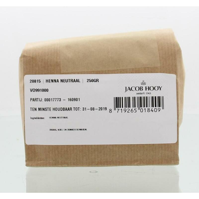 Jacob Hooy Hennapoeder neutraal 250g