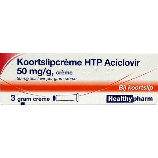 Healthypharm Koortslip creme aciclovir 3g