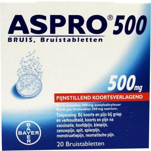 Aspro Bruis 500 mg 20tb