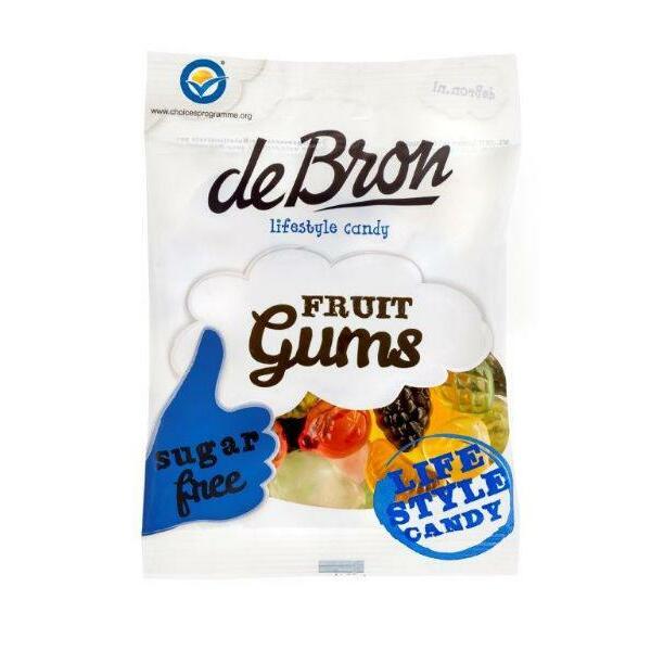 De Bron Fruitgums suikervrij 100g