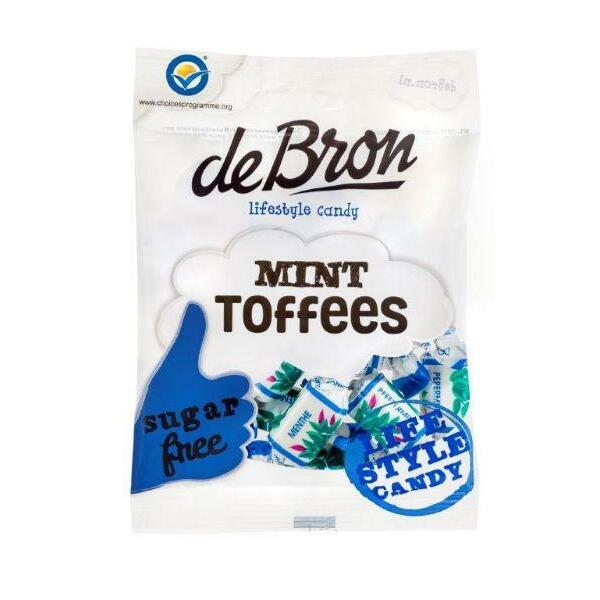 De Bron Mint toffee suikervrij 90g