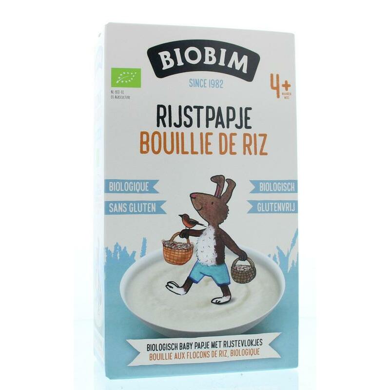 Biobim Baby rijstpapje 4 maanden bio 200g