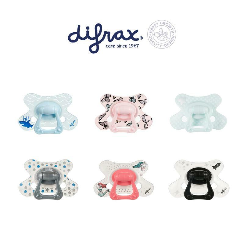 Difrax Fopspeen natural 6+ met ring 1st