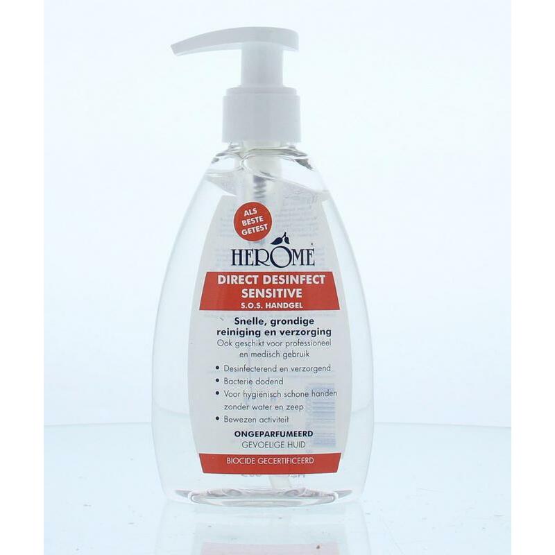Herome Direct desinfect ongeparfumeerd sensitive 200ml