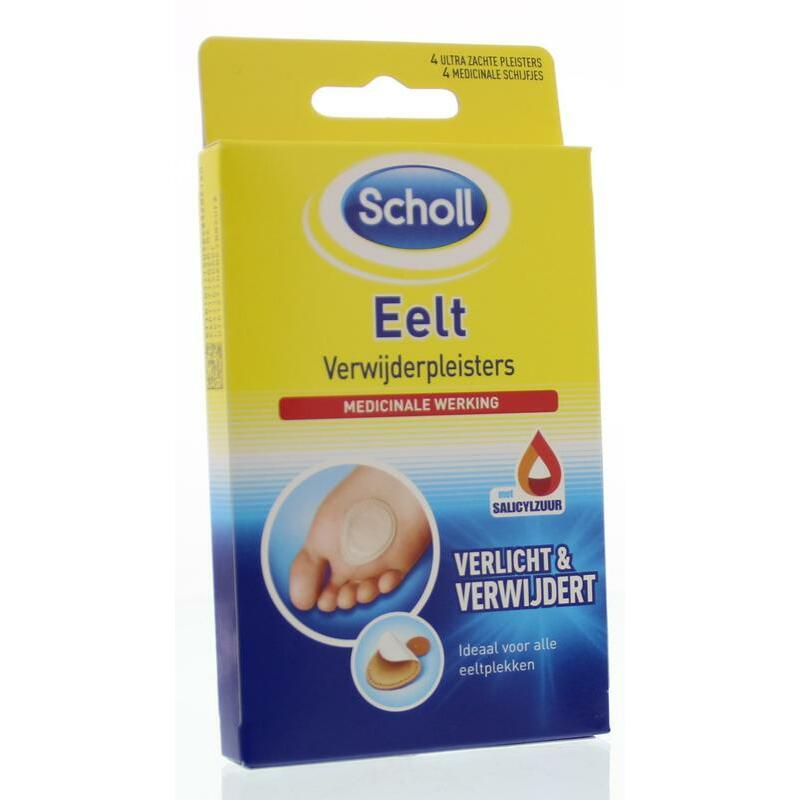 Scholl Eeltverwijderpleister vilt 4st