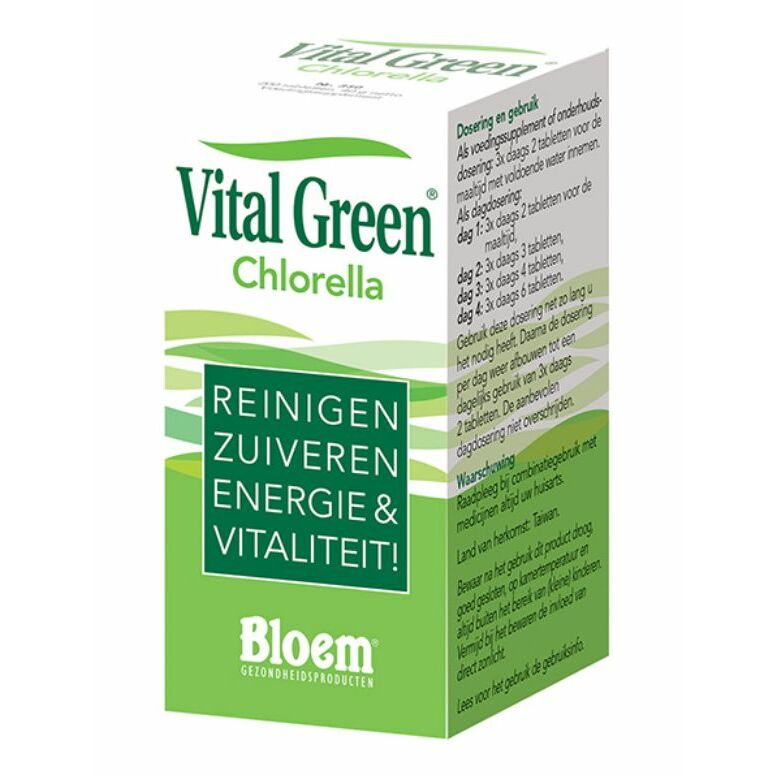 Bloem Chlorella vital green 1000tb