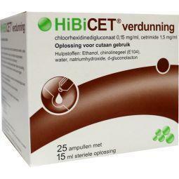 Hibicet Bottlepack 25 x 15 ml 25amp