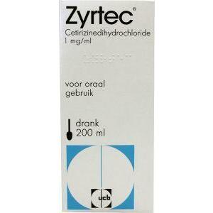 Zyrtec Drank 1 mg/mg 200ml