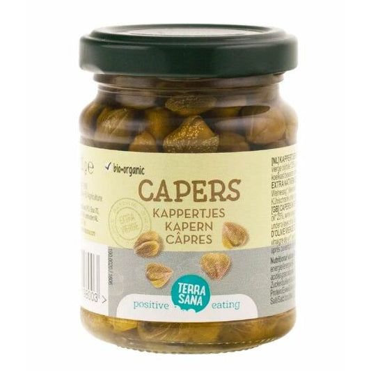 Terrasana Siciliaanse kappertjes in olijfolie bio 120g