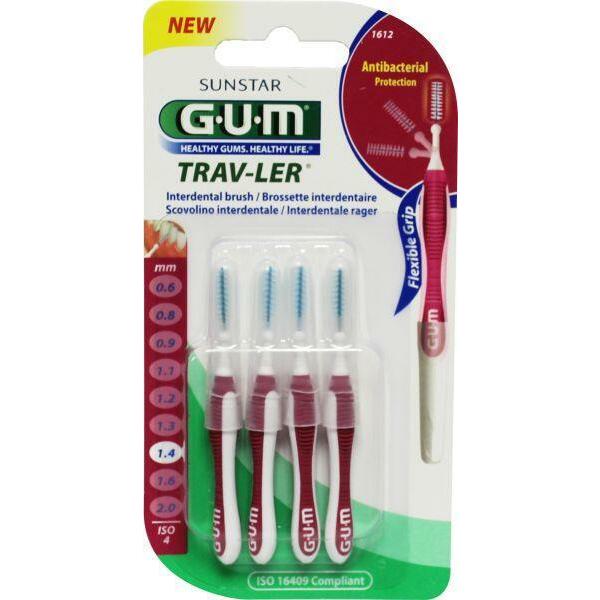 GUM Trav-ler rager 1.4mm (magenta) 4st