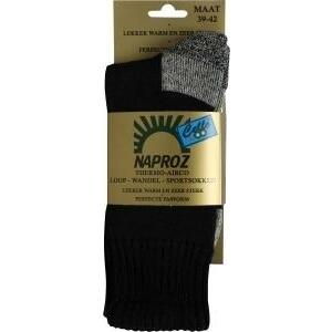 Naproz Thermo loop wandel sport sokken blauw maat 35-38 1paar