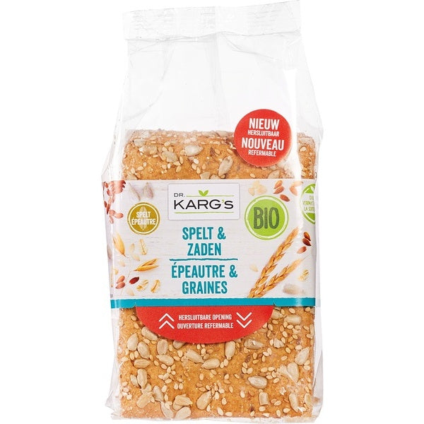Dr Karg Spelt met zaden bio 200g