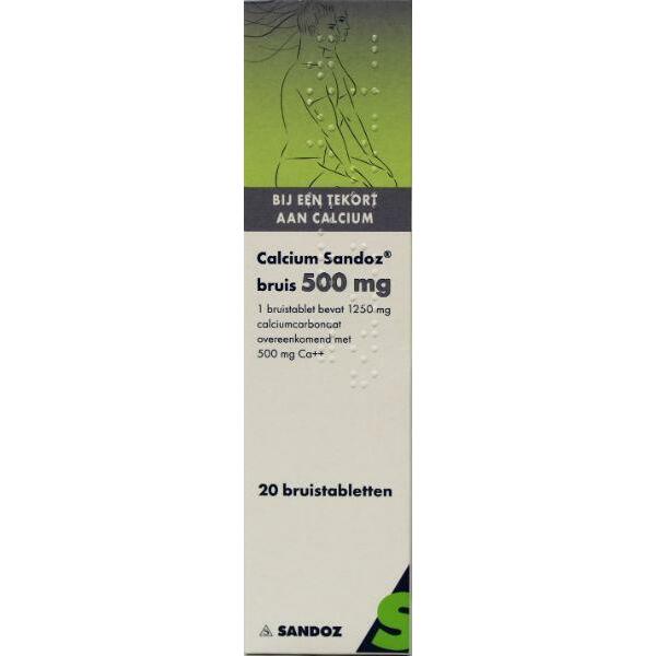 Sandoz Calcium 500 mg 20brt