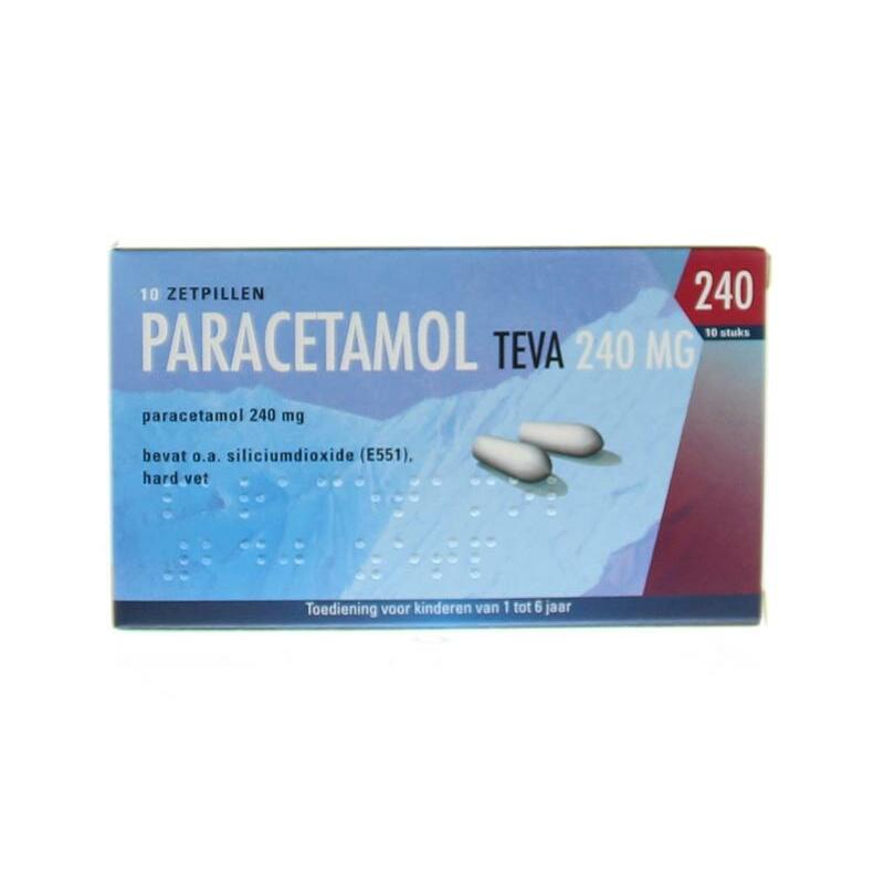 Teva Paracetamol 240 mg 10zp
