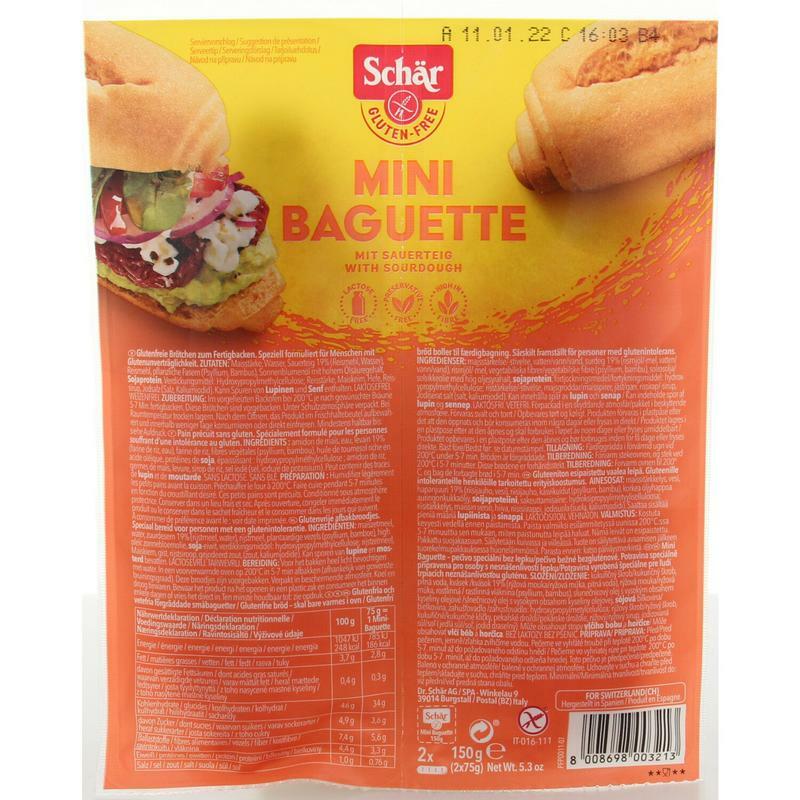 Dr Schar Baguette mini 2 stuks 150g