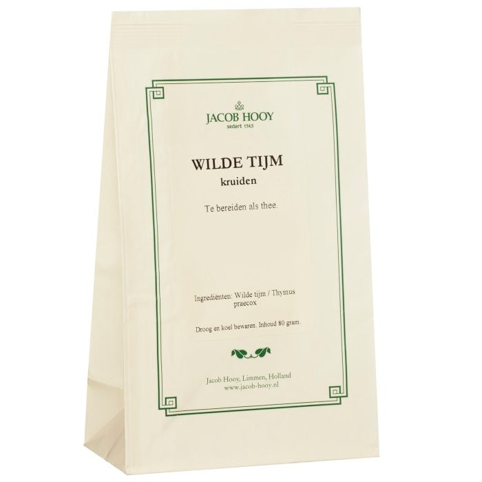 Jacob Hooy Wilde Tijm (geel zakje) 80g