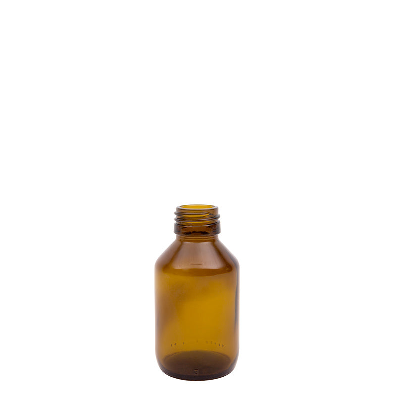 Blockland Medicijnfles ongedopt bruin 100 ml 27st