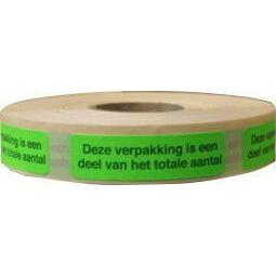 Blockland Strooketiket verpakking is deel van totaal 44 x 11 750st