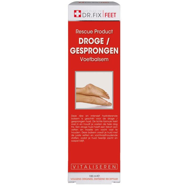 Dr Fix Droge en gesprongen voetbalsem / baume pieds secs 100ml