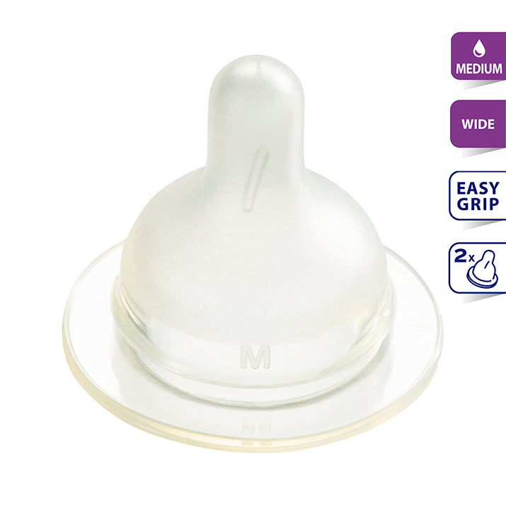 Difrax Flesspeen soft breed medium 2st