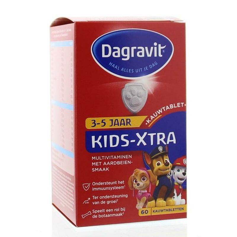 Dagravit Multi kids aardbei 3-5 jaar 60kt