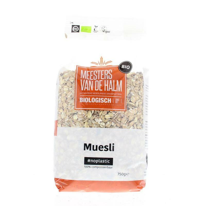 De Halm Muesli standaard bio 750g