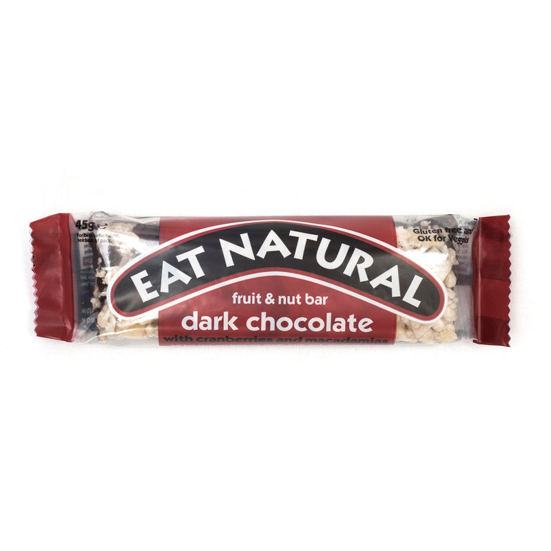 Eat Natural Cranberry & macadamia dark chocolate 45g