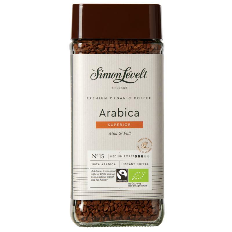 Simon Levelt Cafe organico Arabica instant bio 100g