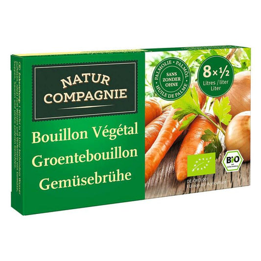 Natur Compagnie Groentebouillonblokjes met zout bio 84g