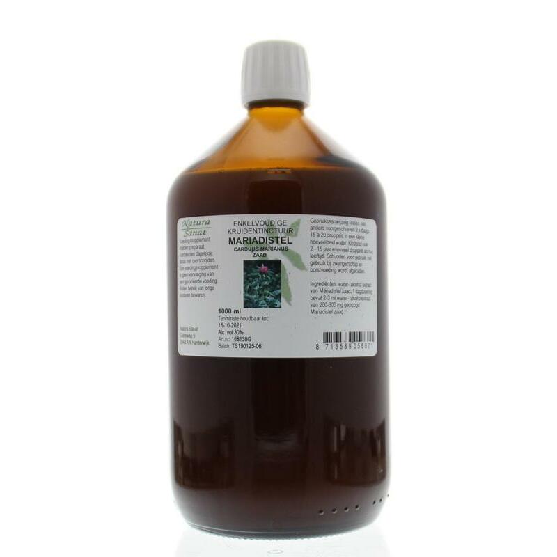 Natura Sanat Carduus marianus fructus / mariadistel tinctuur 1000ml