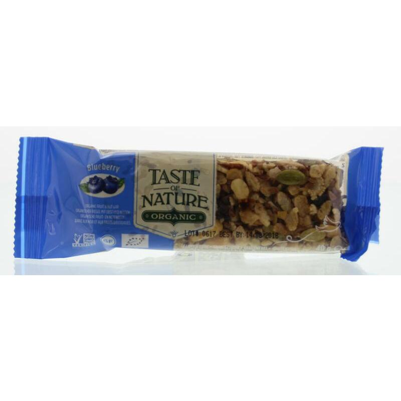 Taste Of Nature Blueberry granenreep bio 40g