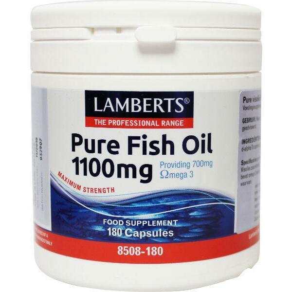 Lamberts Pure visolie 1100 mg omega 3 180ca
