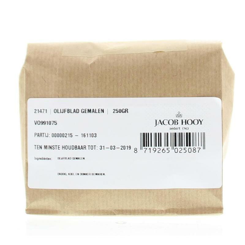 Jacob Hooy Olijfblad gemalen 250g