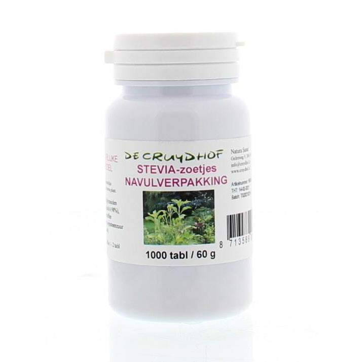 Cruydhof Stevia extract zoetjes navulling 1000tb