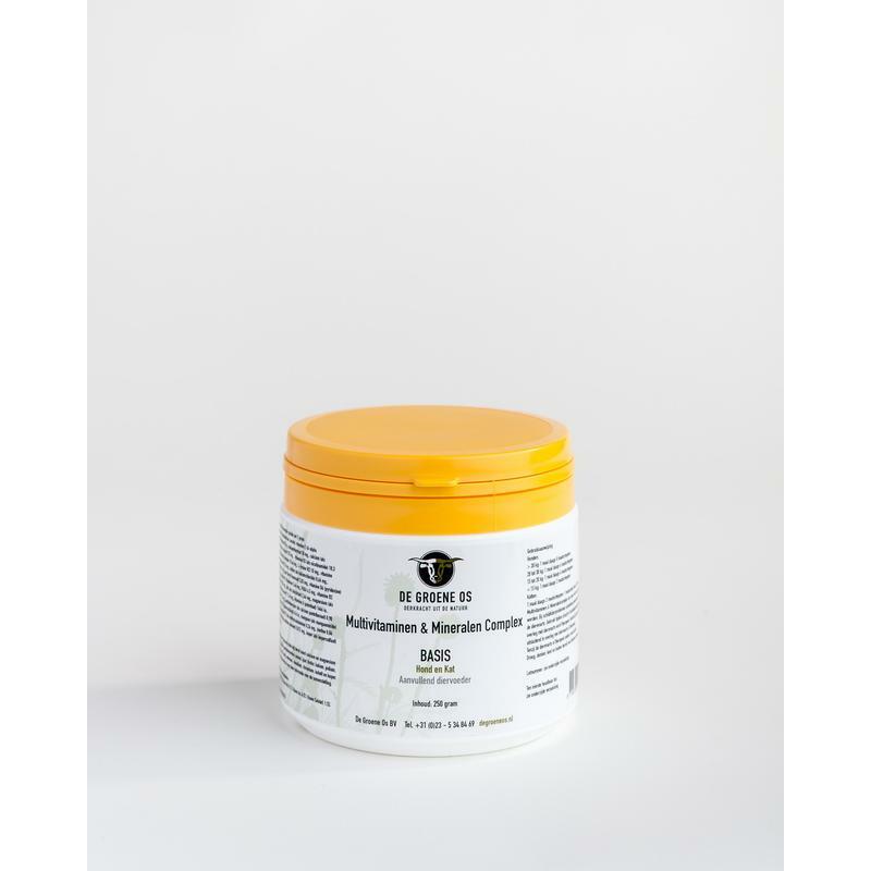 Groene Os Multivitaminen & mineralen complex hond/kat 250g
