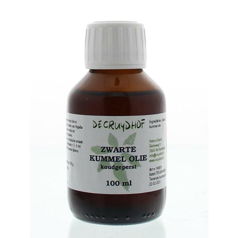 Cruydhof Zwarte kummel olie koudgeperst 100ml