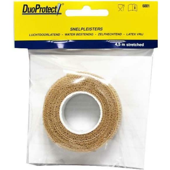 Duoprotect Snelpleisters huidskleur 4.5 meter 1st